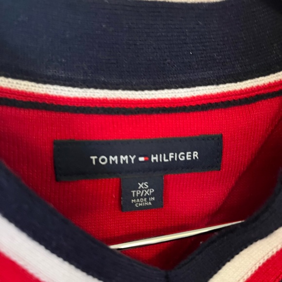 Tommy Hilfiger men’s size XS letterman sweater - Picture 2 of 4